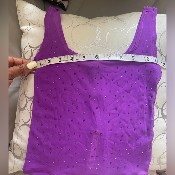 NWT Skims swim rhinestone tank cover up size xxs - Picture 3 of 5